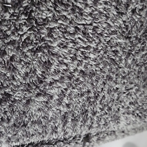 Maurices Green and Black Leopard Print Cowl Neck Sherpa Pullover - Picture 4 of 14